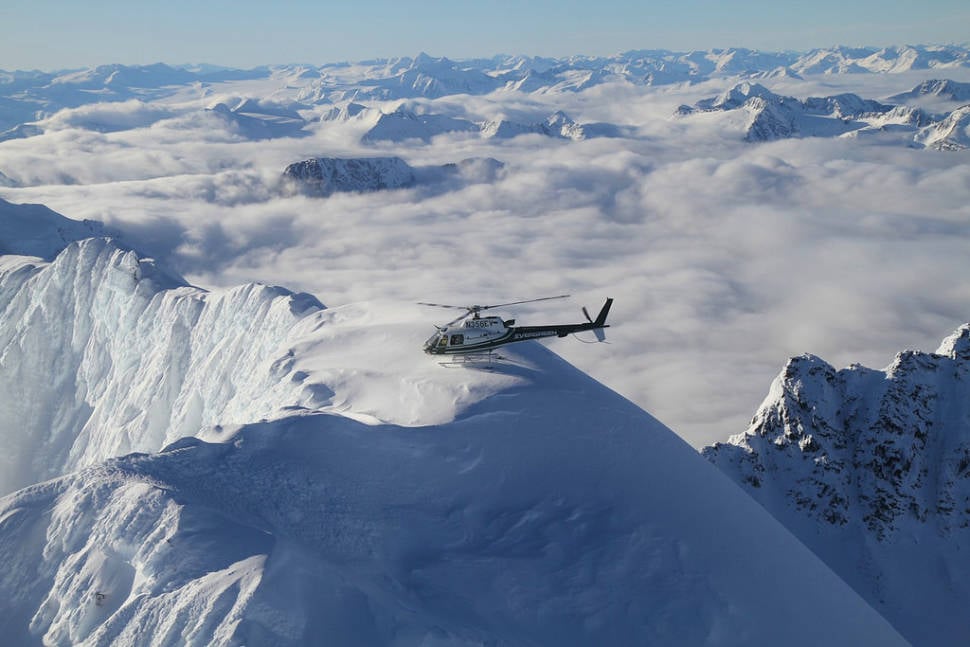 Best time to see Heliskiing in Alaska