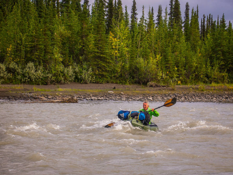Packrafting the Teklanika River