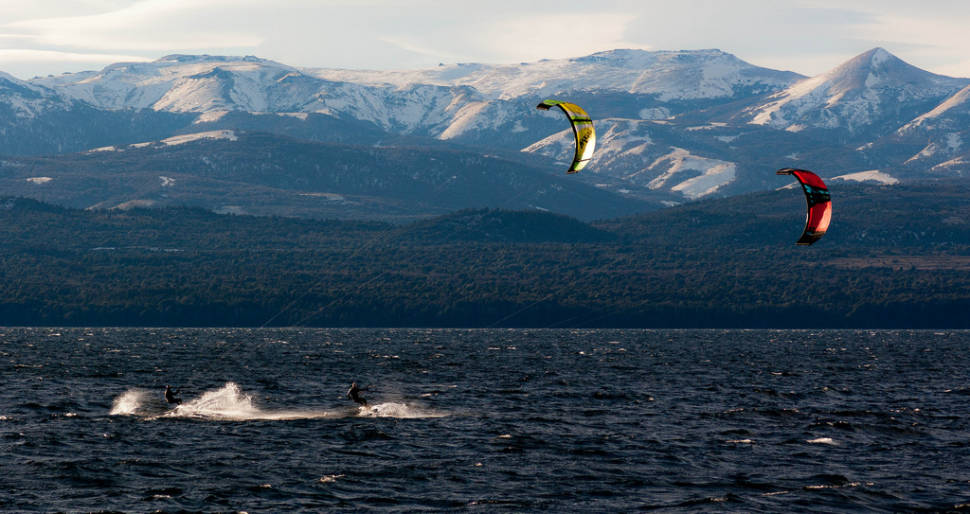 Kitesurfing on Nahuel Huapi in Argentina - Best Time