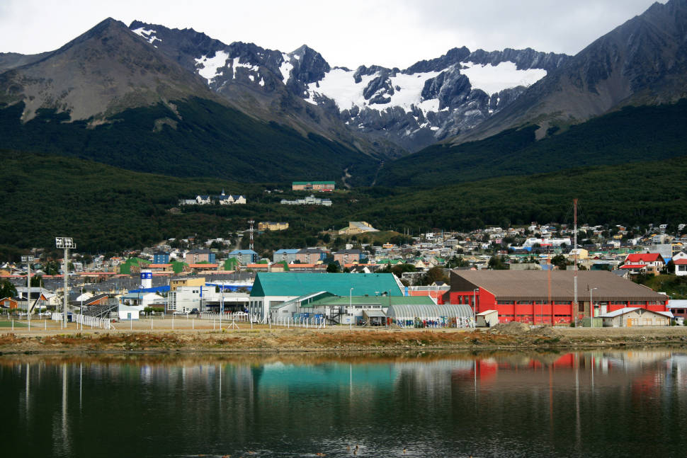 Tierra del Fuego. The city of Ushuaia.