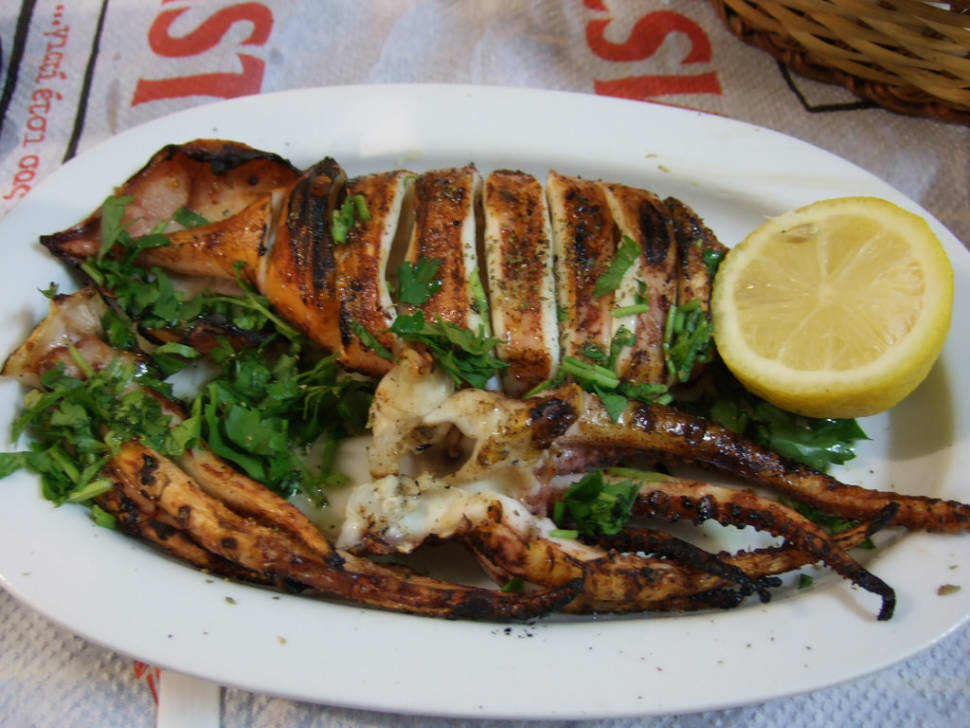 Squid in Athens - Best Time