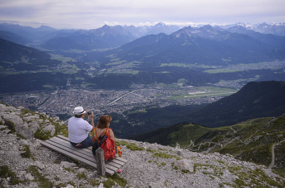 Hafelekar view over Innsbruck