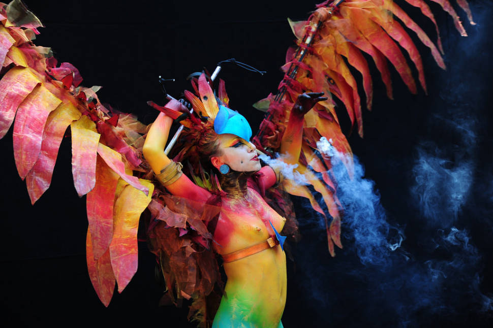 Best time for World Bodypainting Festival in Austria