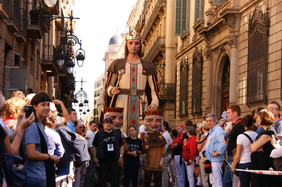 Best time for La Merce in Barcelona