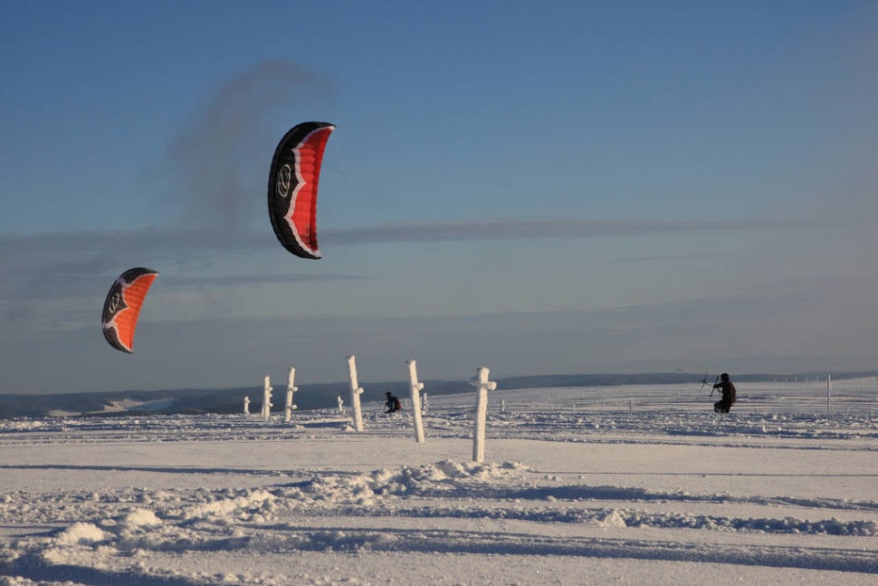 Best time for Snowkiting