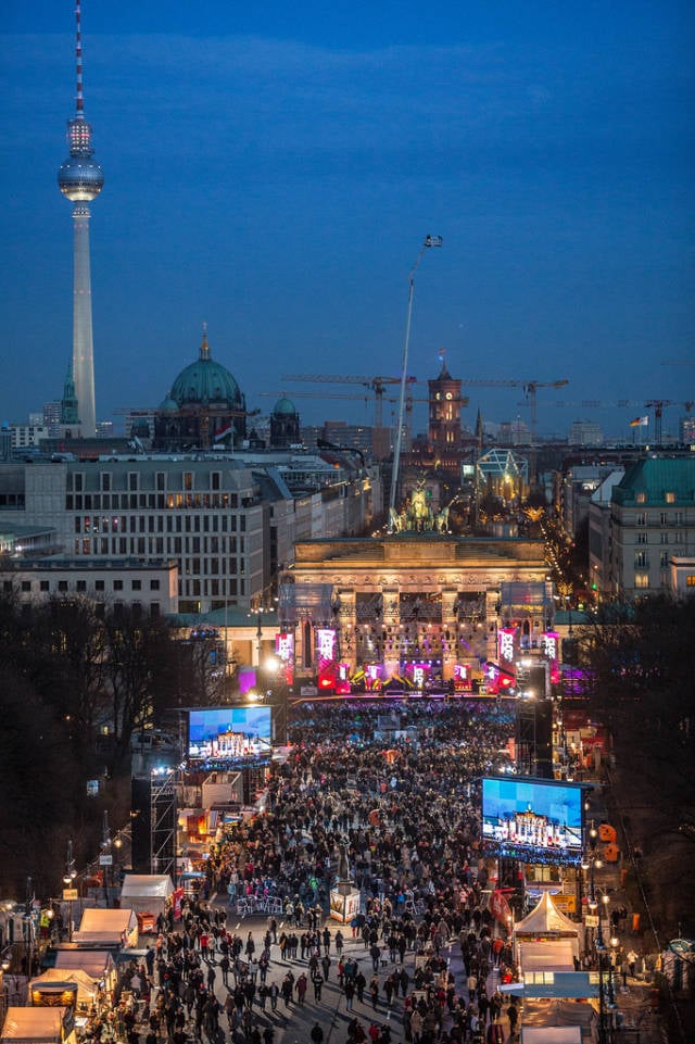 New Year's Eve at Brandenburg Gate