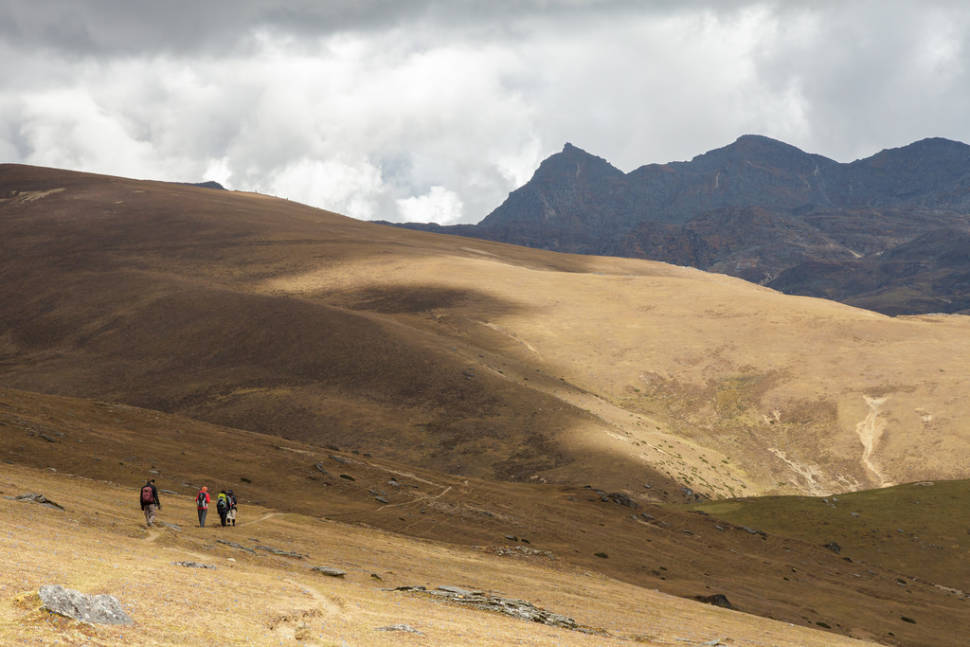 Trekking around Thimpu, Bhutan