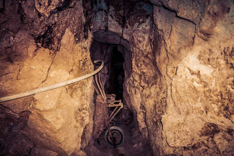 Inside the mines