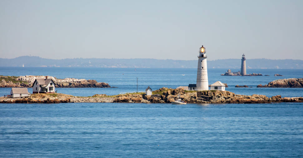 Boston and Graves Lighthouses