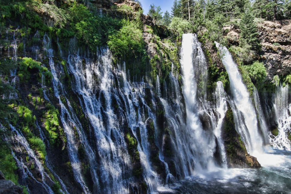 Best time for Burney Falls in California