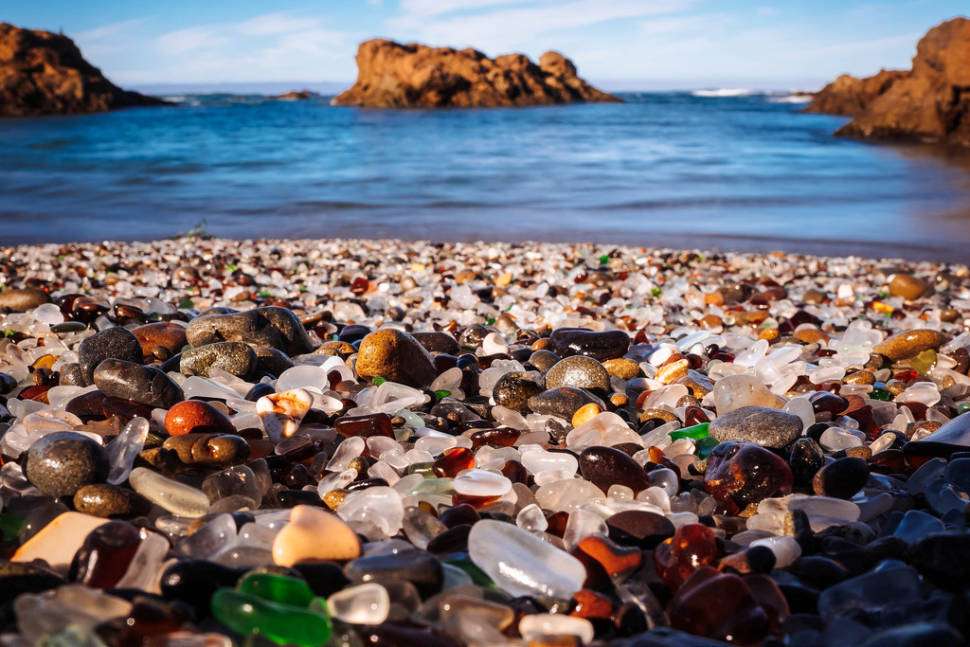 Glass Beach in California - Best Time