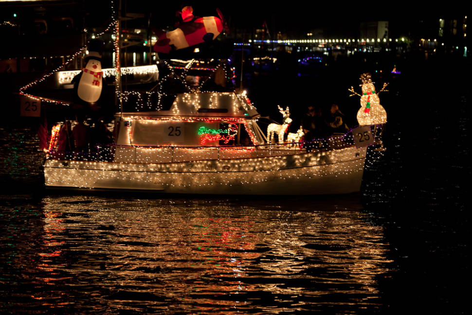 Best time to see Marina del Rey Holiday Boat Parade in California