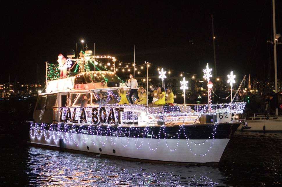 Marina del Rey Holiday Boat Parade in California - Best Season