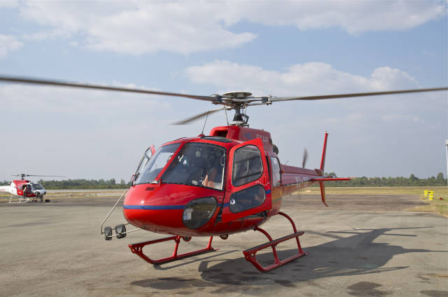 A Helicopter Flight above Angkor Wat in Cambodia - Best Time