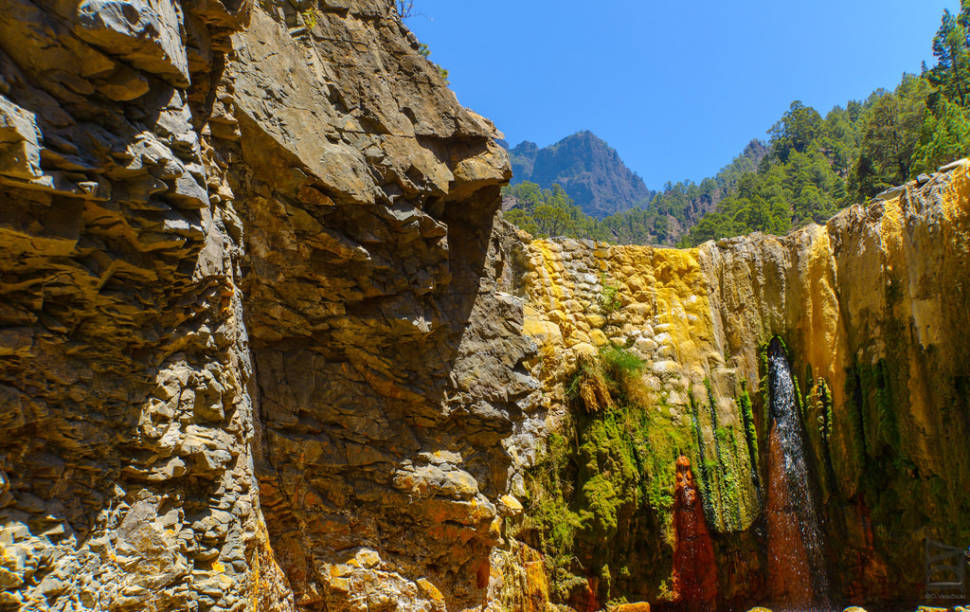 Cascade of Colours in Caldera de Taburiente in Canary Islands - Best Season