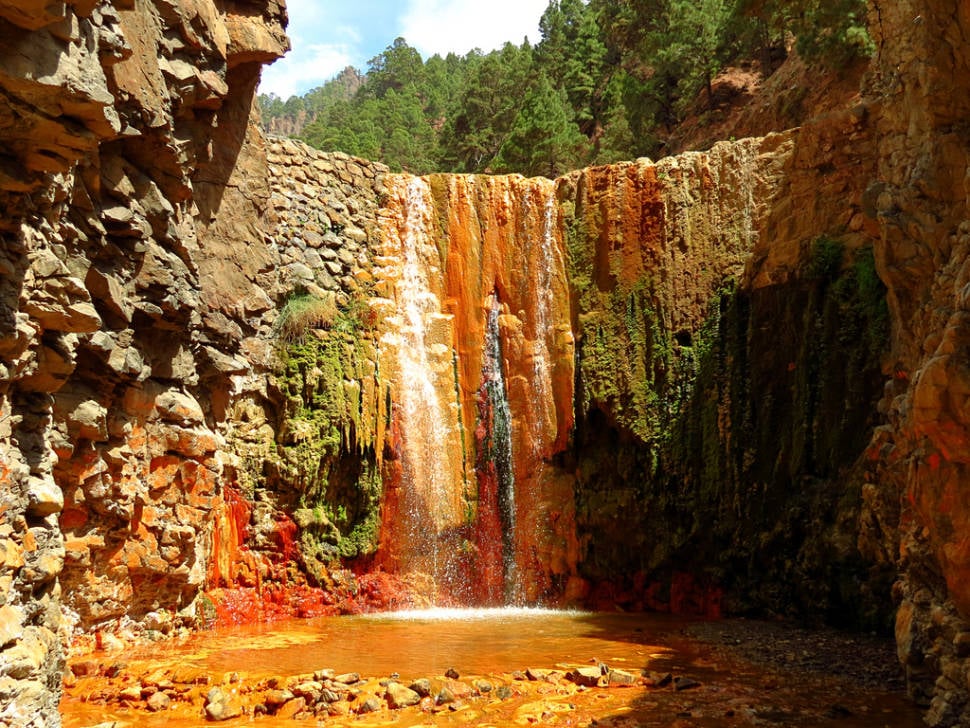 Cascade of Colours in Caldera de Taburiente in Canary Islands - Best Time