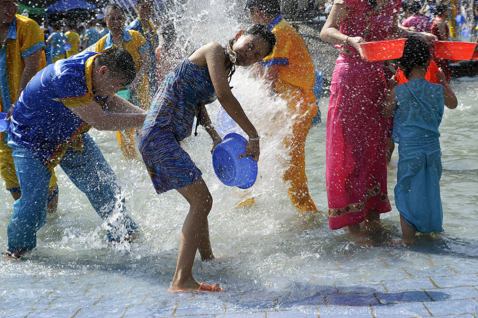 Best time for Dai Water Splashing Festival in China