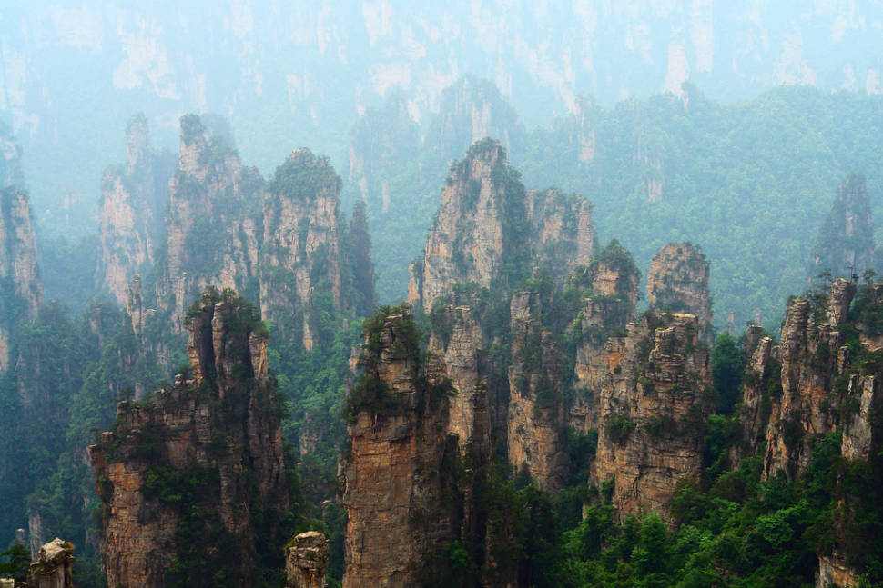 Best time to see Zhangjiajie National Forest Park in China