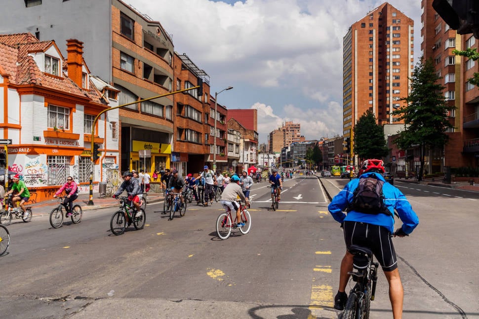 Best time for Sunday Ciclovía in Bogota in Colombia