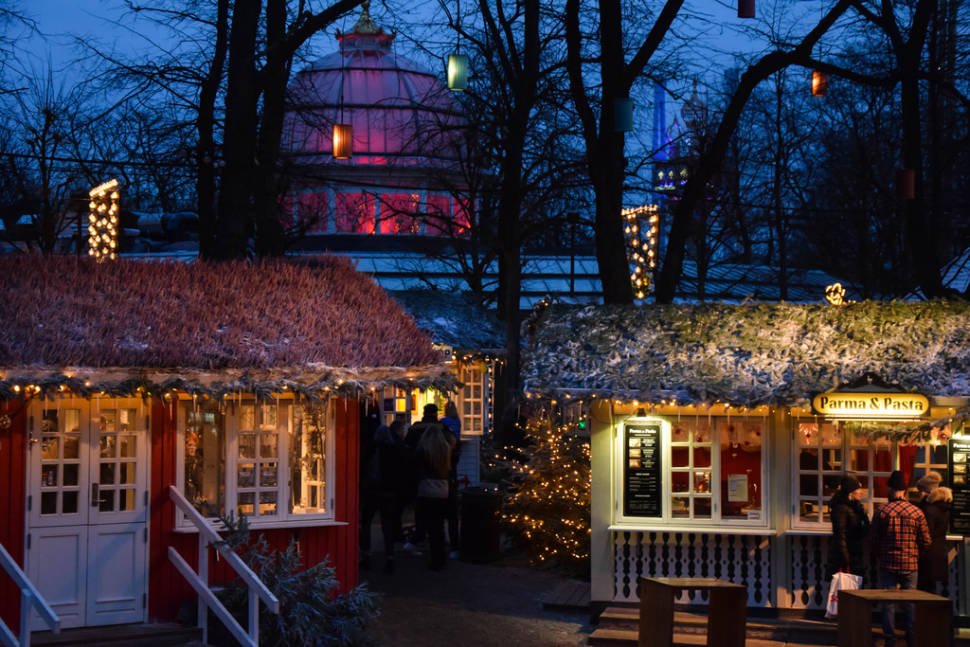 Christmas market at Tivoli, Copenhagen
