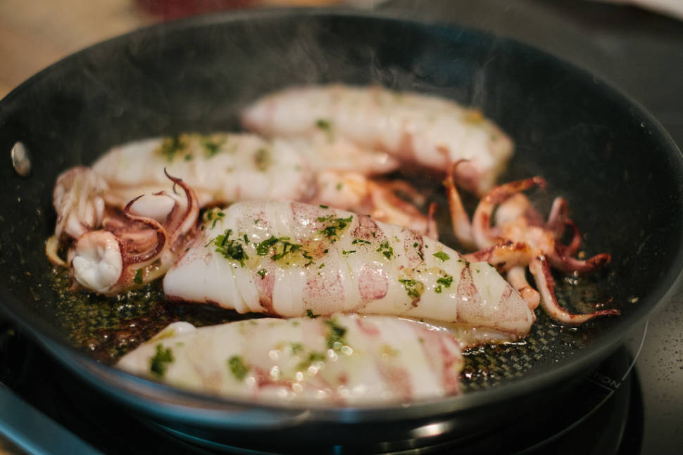 Best time for Squid in Corsica