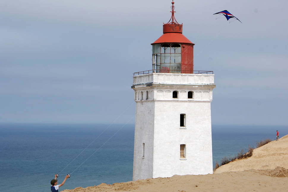 Best time to see Rubjerg Knude Lighthouse in Denmark