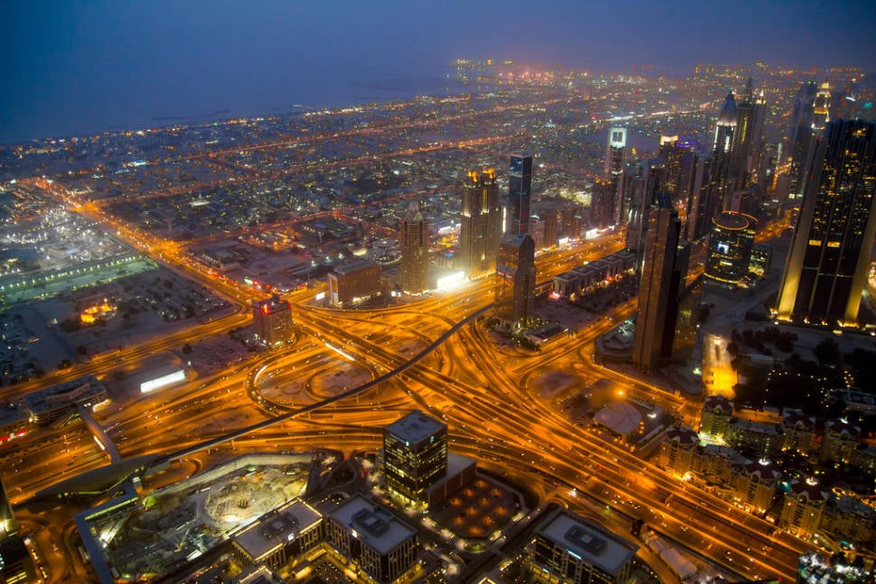 View from Burj Khalifa