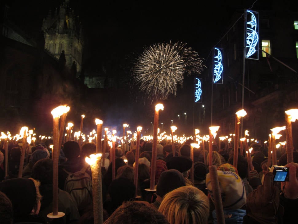 Best time for Hogmanay in Edinburgh