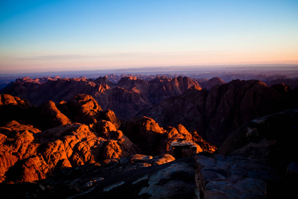 Sunrise over Mount Sinai