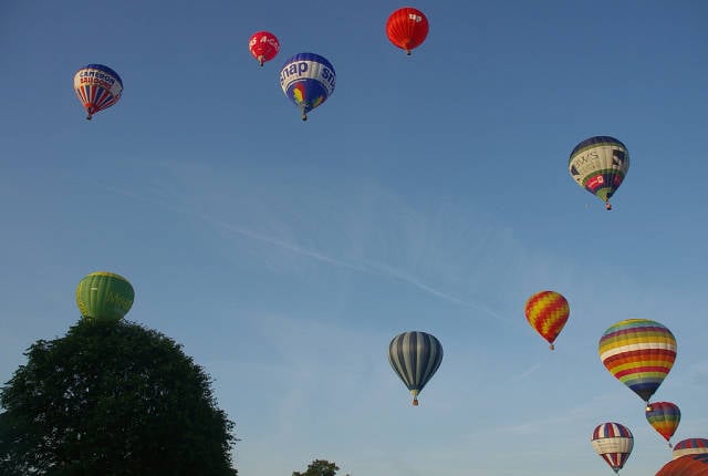 Best time for Bristol International Balloon Fiesta in England