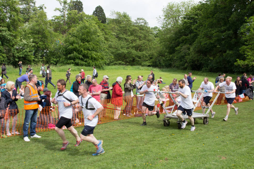 Best time to see Knaresborough Bed Race in England
