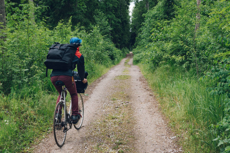 Little bicycle trip near Narva, Estonia