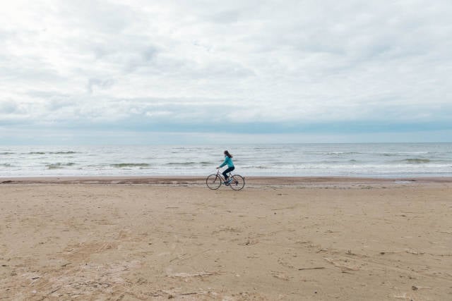 Little bicycle trip near Narva, Estonia