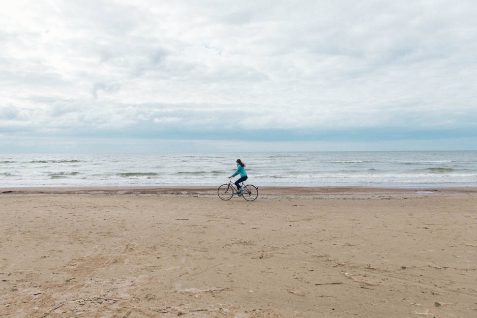 Little bicycle trip near Narva, Estonia