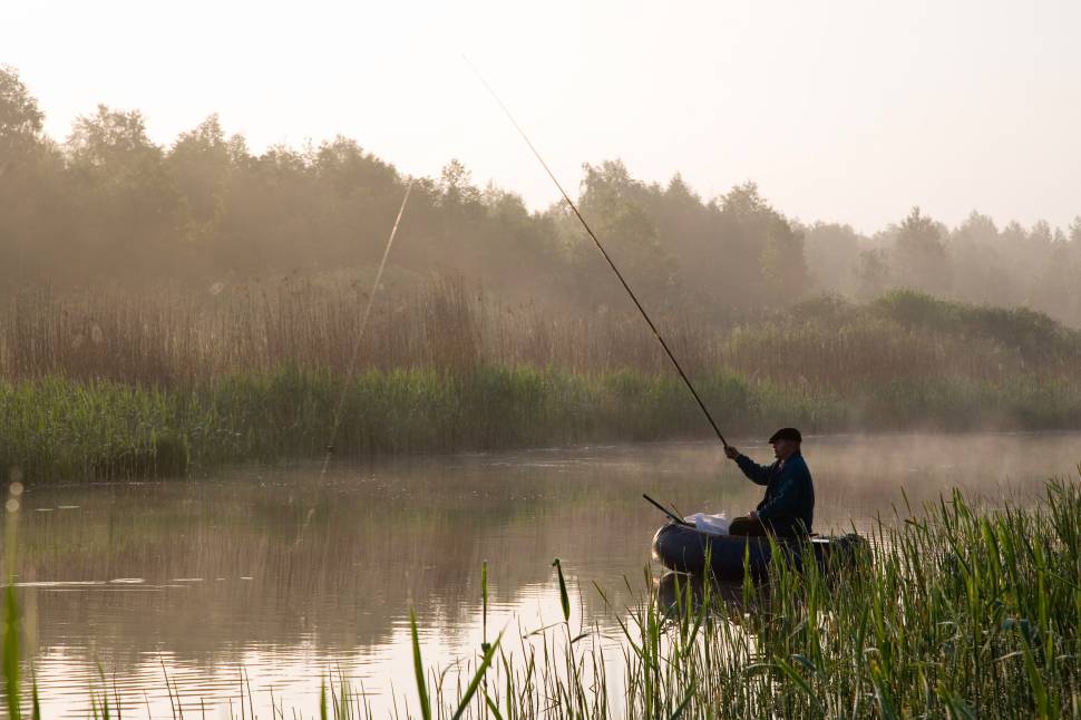 Fishing in South of Estonia