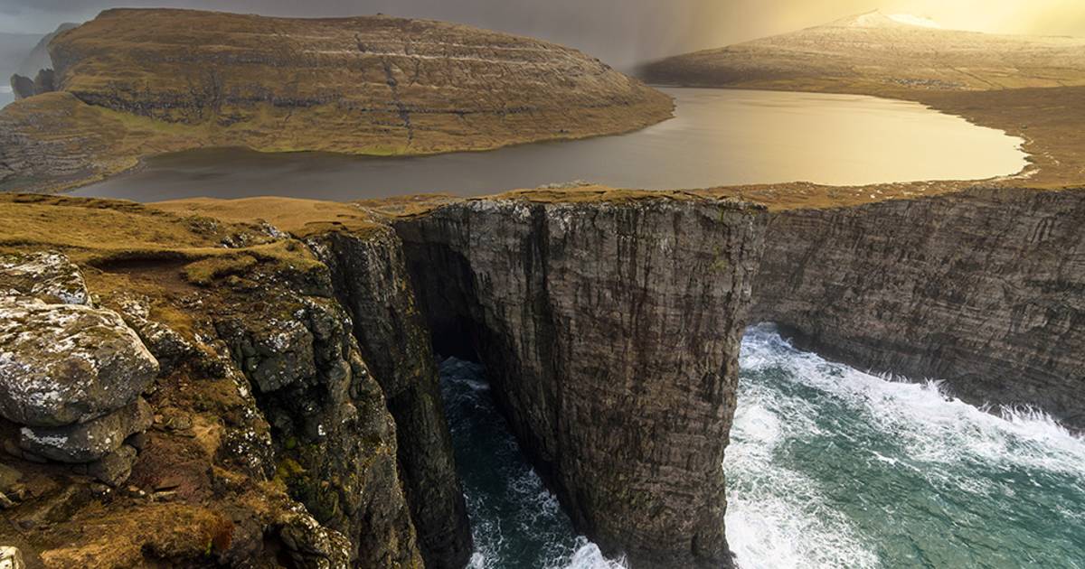 Lake Sørvágsvatn in Faroe Islands - Best Time