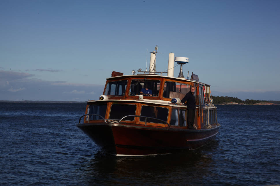 Boat trip to Kaunissaari Island near Helsinki city