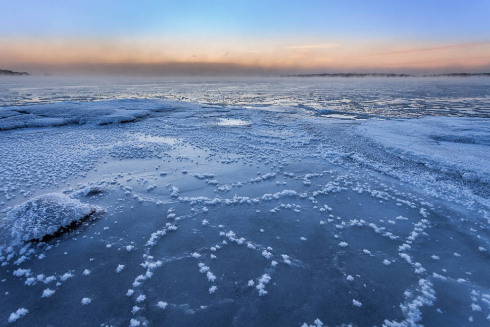 Best time to see Frost 'Flowers' in Finland