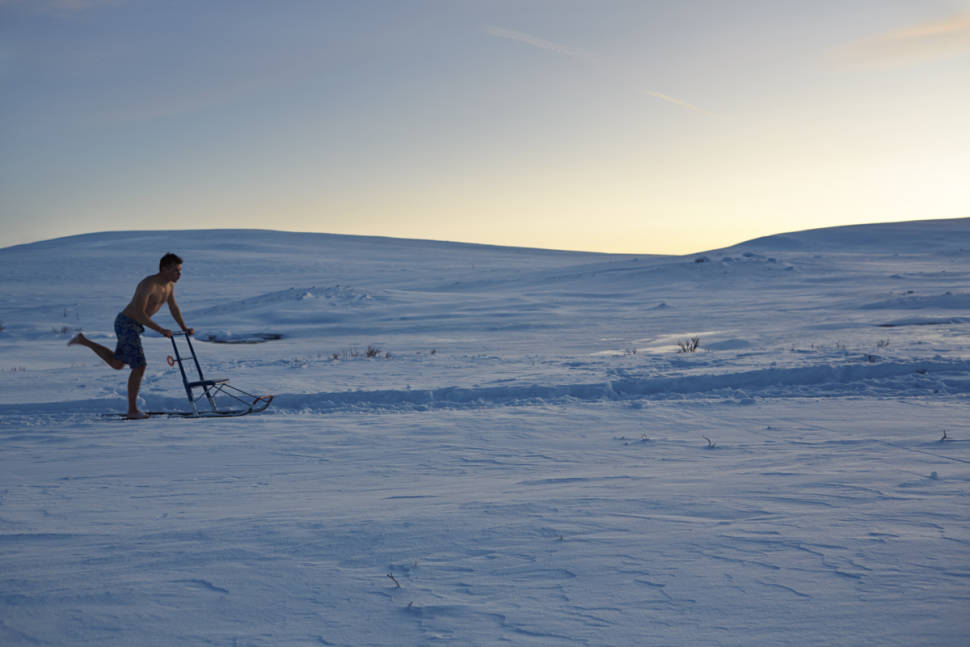 Best time for Kicksledding in Finland