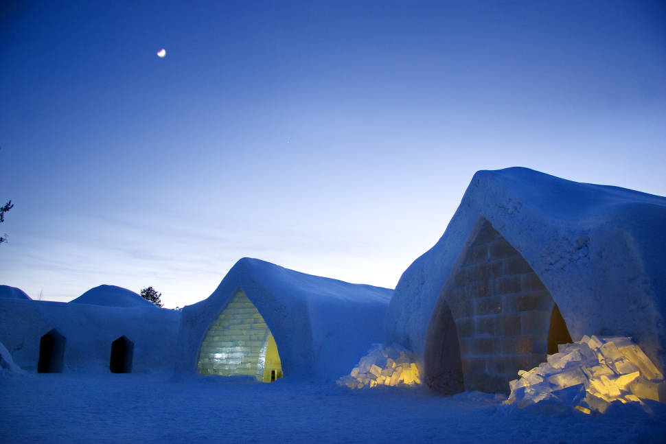 Best time for Snow & Ice Architecture in Finland