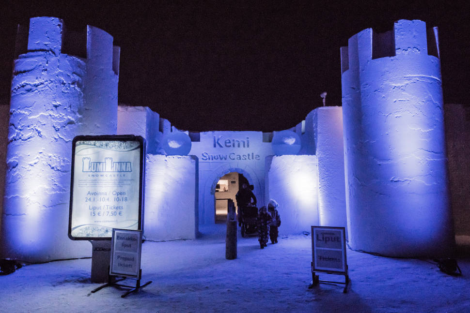 Snowcastle in Kemi