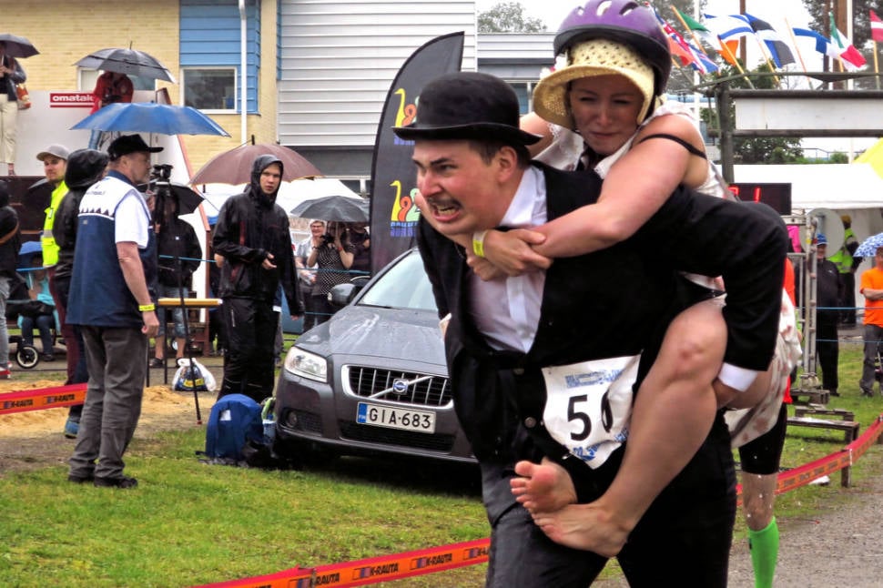Best time for Wife Carrying World Championships in Finland