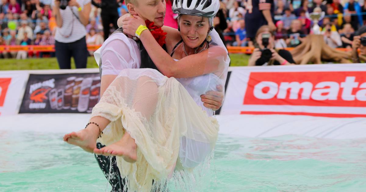 Wife Carrying World Championships in Finland - Best Time