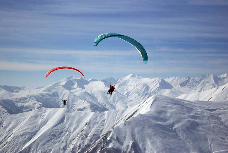 Paragliding Winter Season in Georgia - Best Time