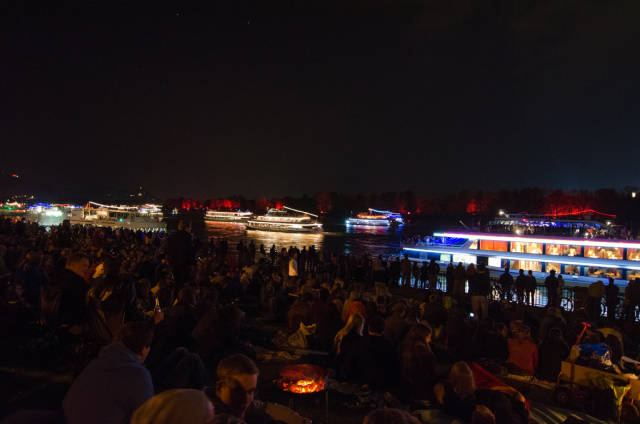 Rhein in Flammen in Bonn