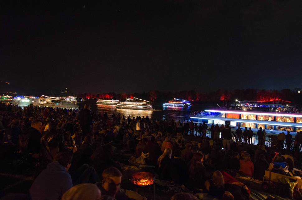 Rhein in Flammen in Bonn