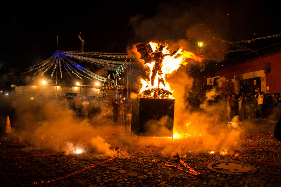 Quema del Diablo or Burning the Devil in Guatemala - Best Time