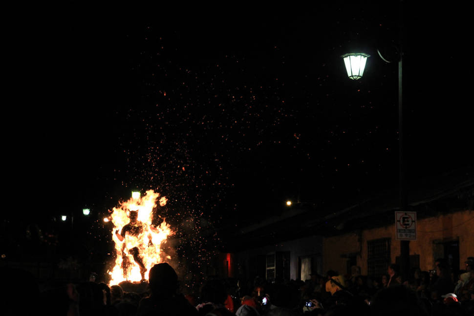 Best time for Quema del Diablo or Burning the Devil in Guatemala
