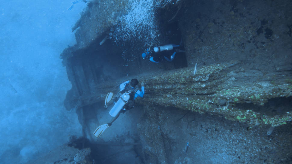 Diving around Roatan Island