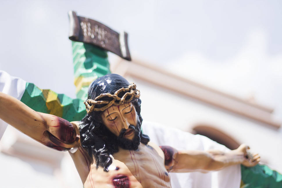 Crucified Jesus in Valle de Ángeles, Honduras